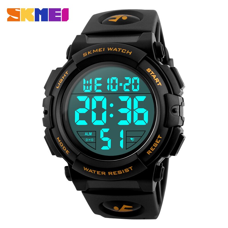 Kinder Kinder Uhren SKMEI Outdoor Sport Digital Uhr Wasserdicht 50M Kinder Jungen Armbanduhren 1258