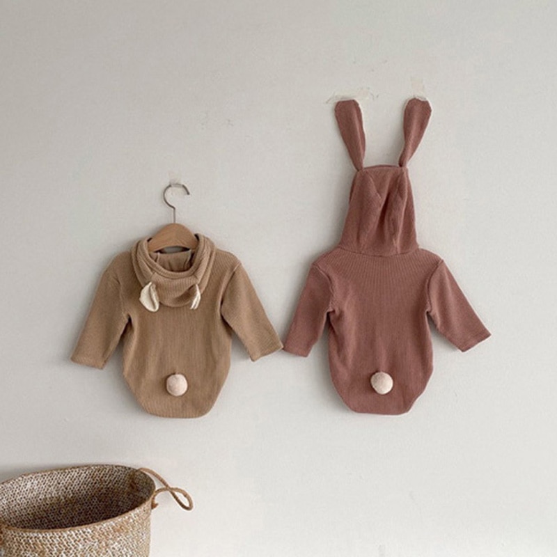 MILANCEL -né bébé vêtements lapin oreille infantile filles body mignon bébé garçons vêtements lapin bébé tenue