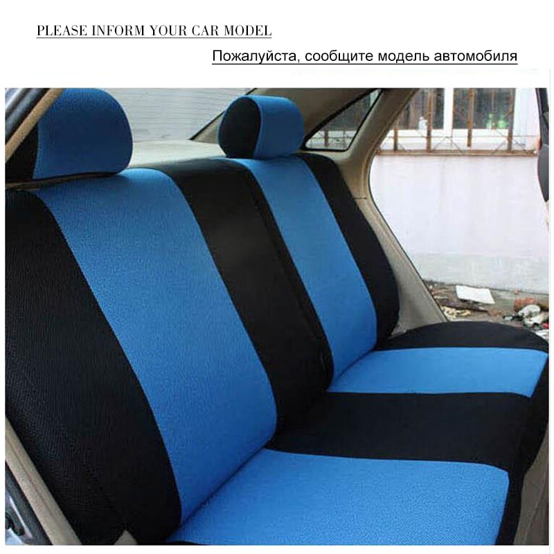 O Shi Auto Bekleding Sandwich Mesh Ademend Materiaal Vier Seizoenen Universele Vijf-Zits Auto Stoelhoezen Pad Voor de Meeste Auto 'S