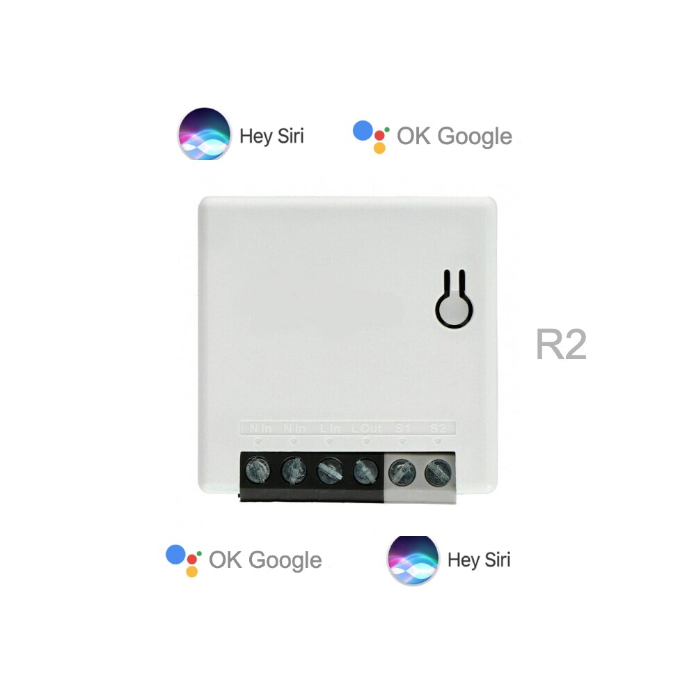 Mini Switch Relay For Apple HomeKit Smart Home WiFi Siri Google Assistant Voice Domotic Automation Socket Light Timing Module V2