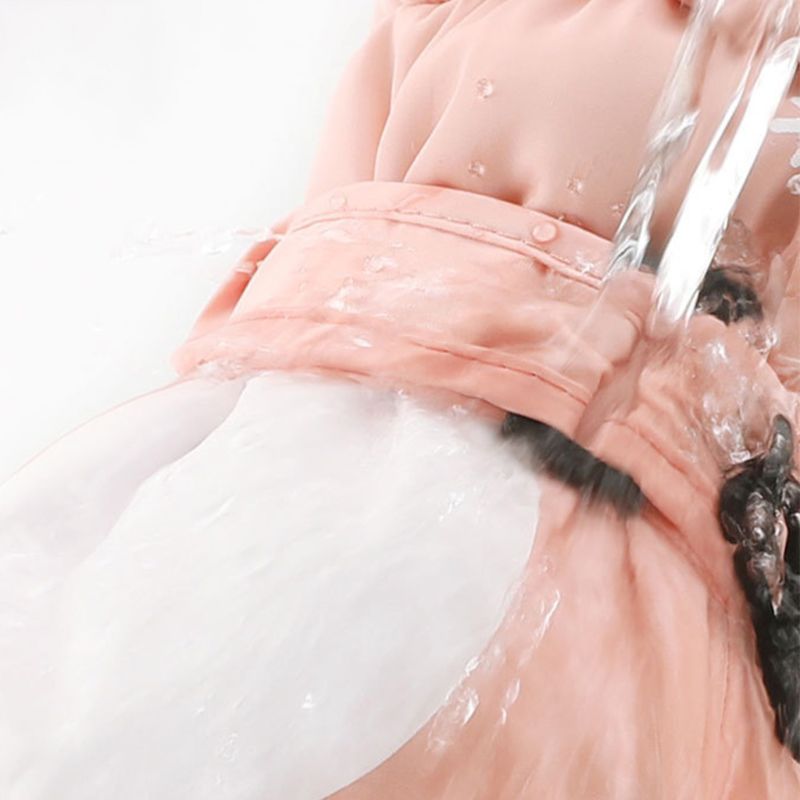 Crianças menino menina dos desenhos animados pinguim luvas à prova ddouble água dupla camada com nervuras manguito ajustável antiderrapante inverno esqui luvas à prova de vento 7-12 t