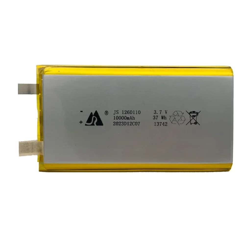 1260110 3.7V 10000mAh polymer lithium battery/lithium ion battery for Power Bank,GPS capacity