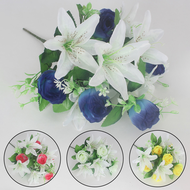Lily Artificial Flowers Calla Lily Bouquet For Wedding Bouquet Bridal Home Flower Decoration Real Touch Calla