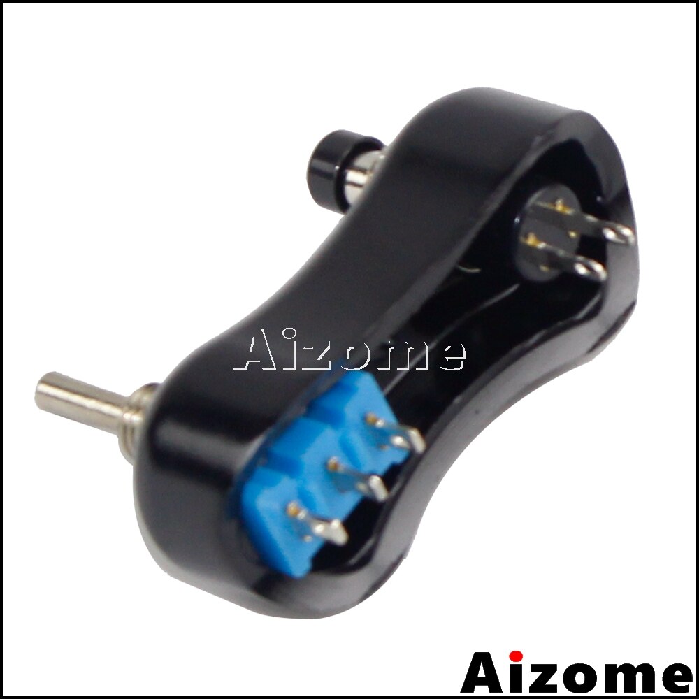 Motorcycle Black Switch Button Mini Switch Block Push Button Toggle For Harley Cafe Racer Scrambler Bobber w/ 7/8" 1" Handlebar