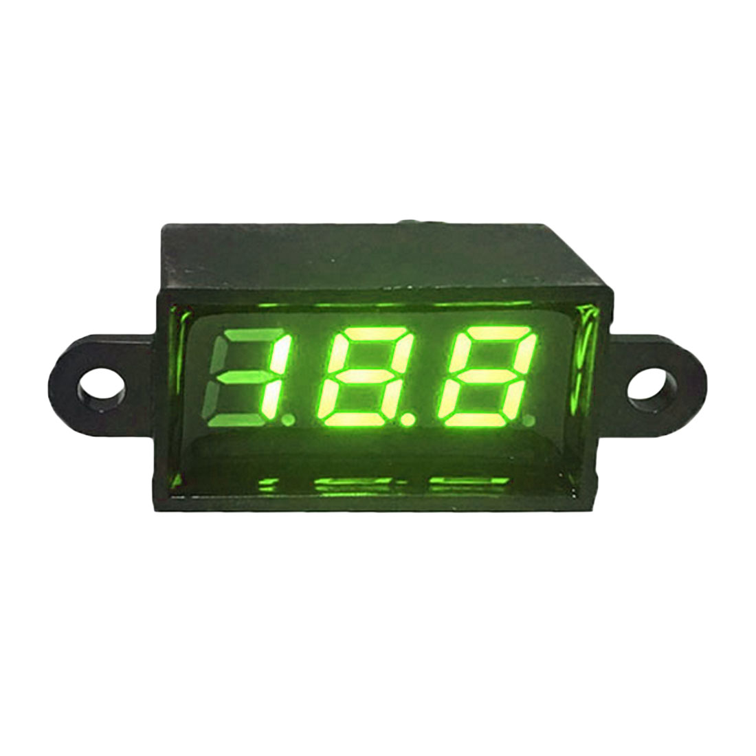 Waterdicht 0.28 Dc 3.5-30V Mini Digitale Led Voltmeter Volt Meter 12V Auto Moto Range Dc 3.50-30.0V Auto Elektrische Spanning Ampèremeter: LED Green