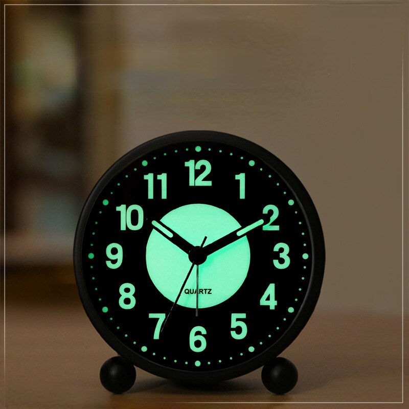 Luminous small alarm clock students use cartoon children mute bedroom Bedside Alarm Clock cute super alarm clock clocks
