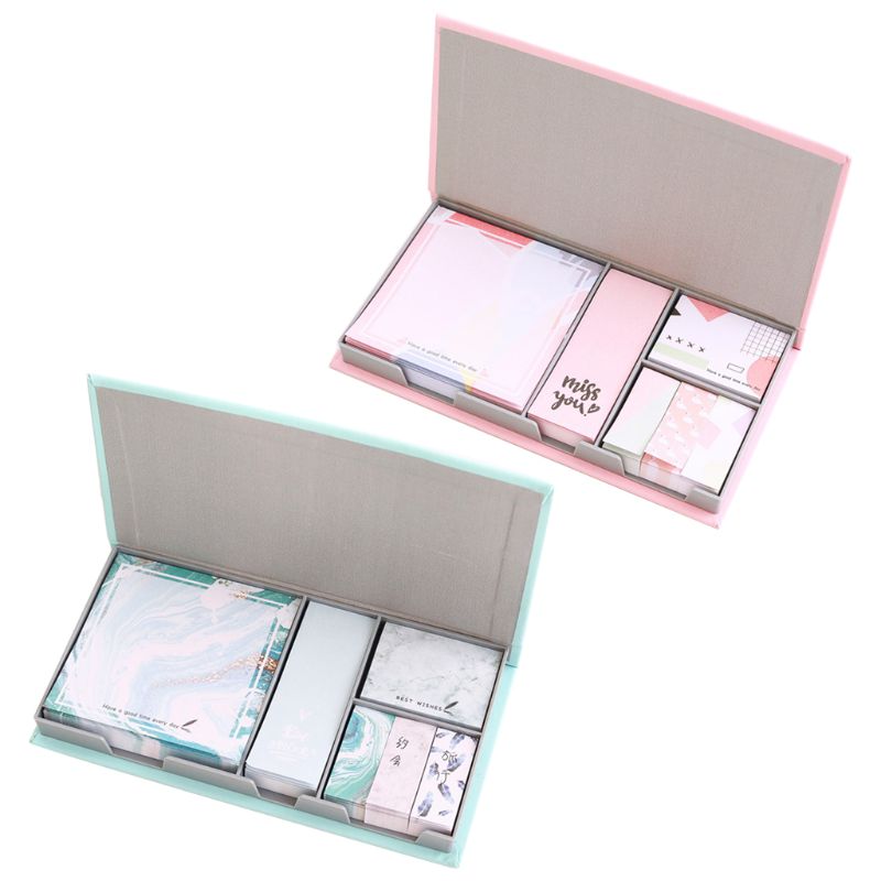 Kawaii Multi-function Memo Pad Bookmark Sticky Notes Set School Supplies Paper Sticker Korean Stationery M17F