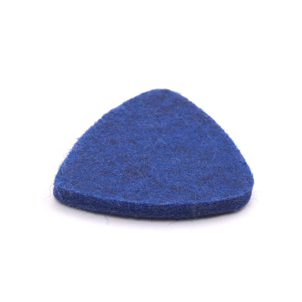 1 uds, púas coloridas de lana para ukelele, picos de fieltro de lana, púa para dedo, púa para Guitarra de cuero, púas para ukelele, accesorios para Guitarra Banjor: blue
