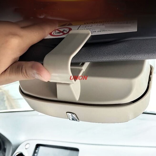 auto bilbriller klipp billettkortklemme abs bilbrillevesker bil solskjerm solbrilleholder tilbehør