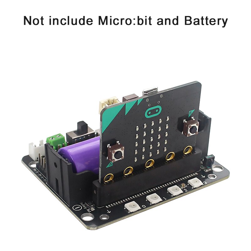 Robotbit robô placa de extensão para micro: bit drive 4-channel dc motor/motor deslizante de 2 canais para o projeto robótico