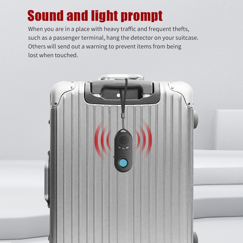 XT08 Vibration Alarm Camera Detector Infrared Trip Hotel Anti-eavesdrop Anti-candid Anti-tracking Smart AI Chip GPS Detection