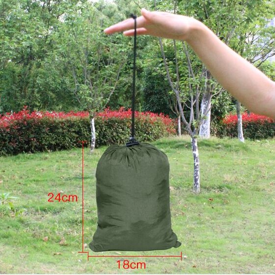 Double Nylon Pull Button Bed Net Hammock Camping Hammock Mosquito Proof Outdoor