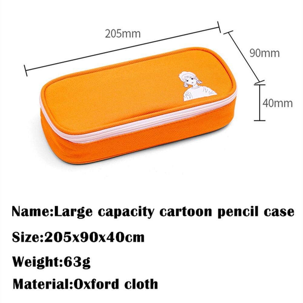 Estuche escolar con de unicornio para lápices, estuche escolar con de unicornio, para bolígrafos Kawaii, estuche de lápices de gran tamaño para niñas y niños