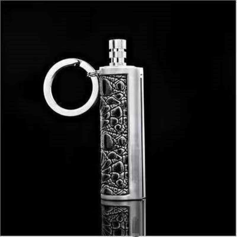 Encendedor inmortal de respiración de dragón que combina con mechero de queroseno, , de Metal, resistente al agua, llavero Retro Vintage para exteriores, 1 Uds.