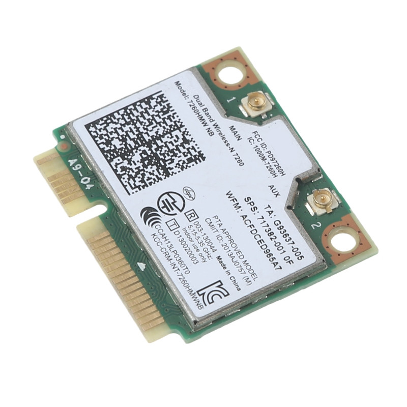 7260nb intel 7260hmw nb mini pci-e wifi karte für hp laptop 300m duan-band drahtloser netzwerk adapter sps: 76589-001 717382