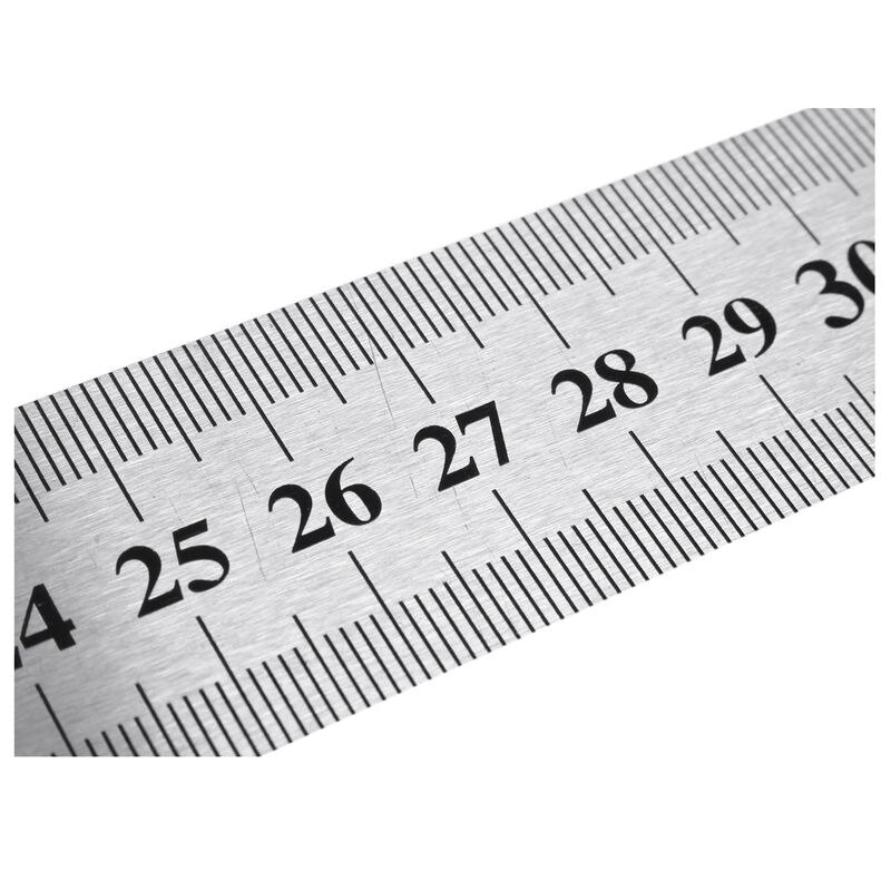 Groove Right Stainless Steel Metric Ruler 50 cm Stainless Metric Ruler