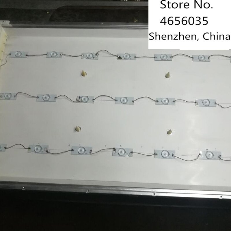 50PCS/Lot 100% Highlight and good 3V SMD Lamp Beads with Optical Lens Fliter for 32-65 inch LED TV Repair