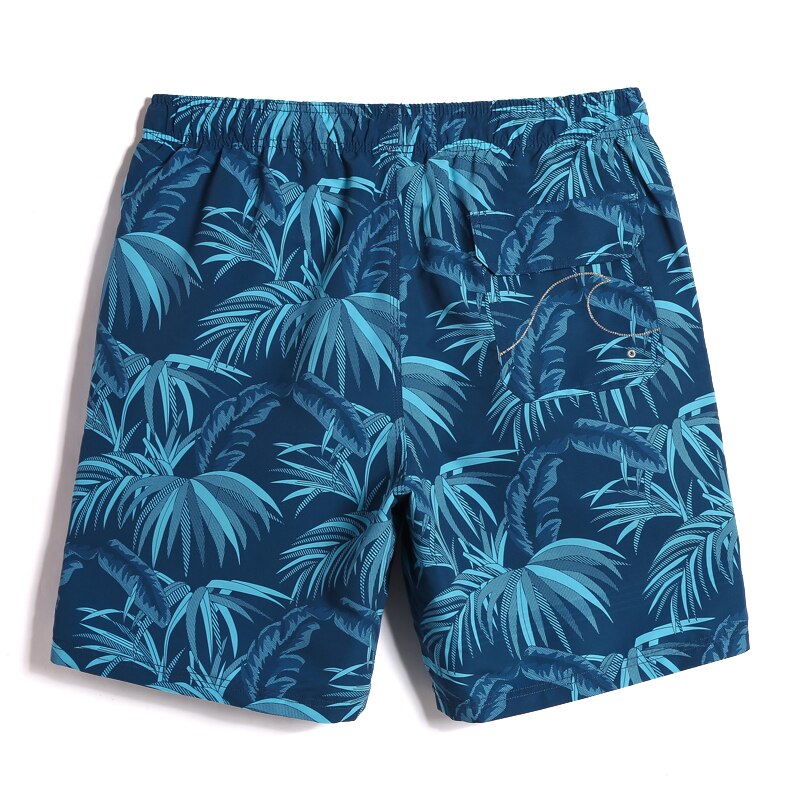 MIEKGPS Heren Virginia State Flag Print Beach Shorts Hawaiiaanse zwembroek sneldrogende zomer sport badpakken, Wit, S