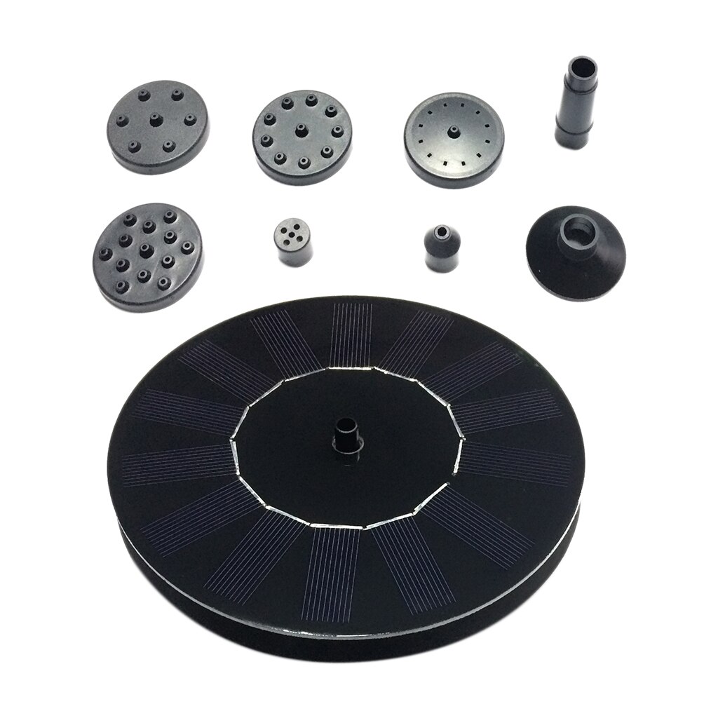 Solar Powered Fountain Water Pump for Bird Bath Free Standing Solar Panel Kit
