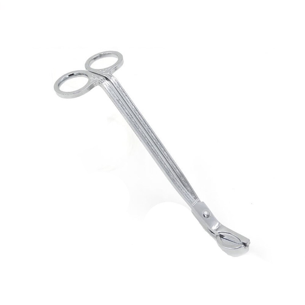 18 Cm Style Candle Wick- Trimmer Stainless Steel Candle Wick- Scissors Cut Trimming Oil Lamp Scissors Cut Snuff Device Silver: Default Title