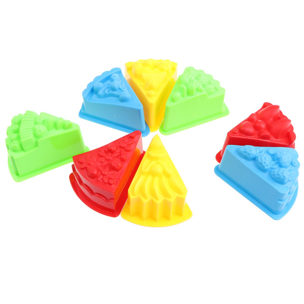 8 Stuk Taart Speelgoed Set Kleurrijke Plastic Strand Speelgoed Voor Kinderen Kids Grappig Outdoor Speelgoed Presenteert