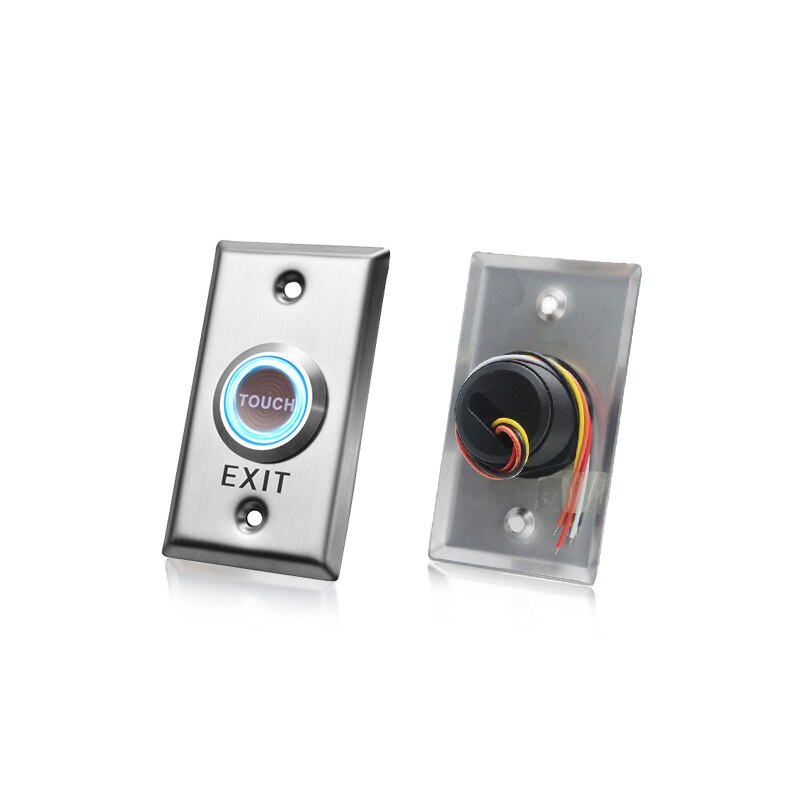 Infrared sensor switch Automatic reset door button Stainless steel panel door open button
