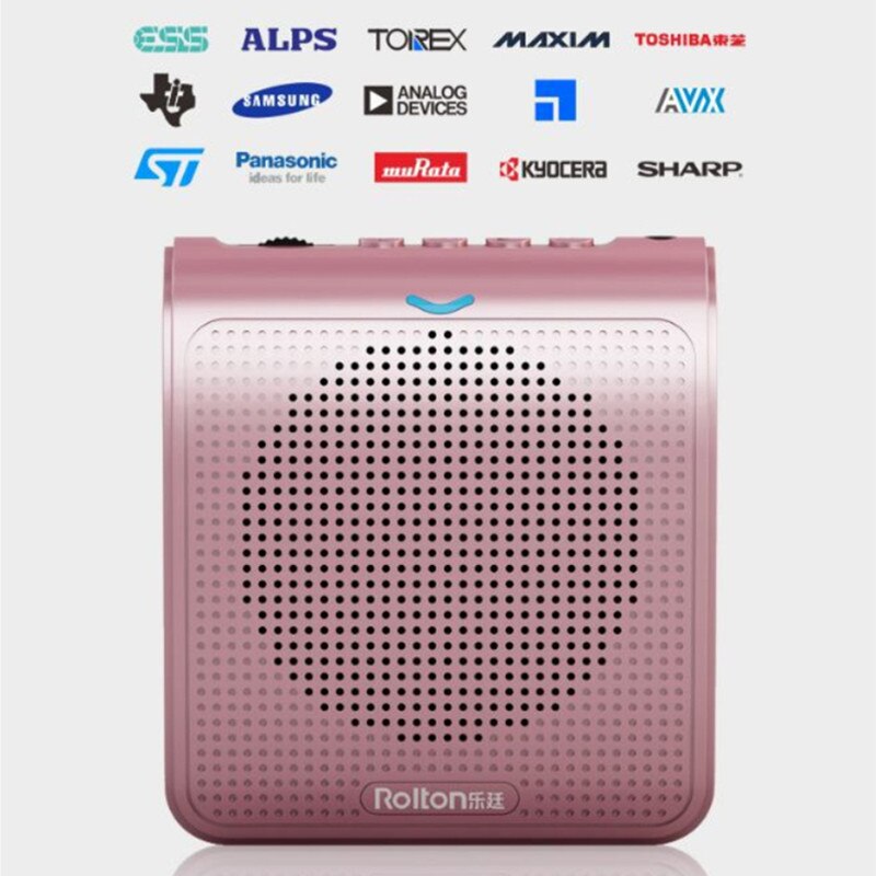 Rolton K100 Draagbare Luidspreker Mini Voice Versterker Microfoon Met Usb Ondersteuning Tf-kaart Voor Leraar Gids