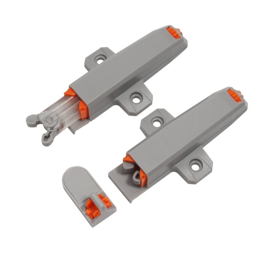 5 Pack Rebound Self Locking Device,Push to Open Cabinet Catches,Adjustable Kitchen Buckel Locks,Cabinet Push Latches