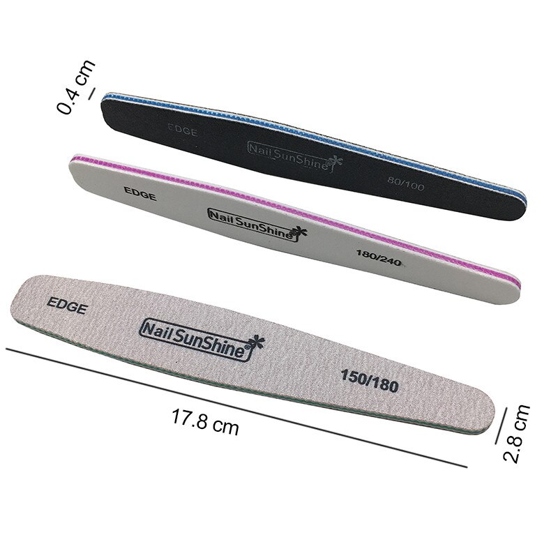 9 Pcs Nail File 80/100/150/180/240 Buffer UV Gel V... – Vicedeal