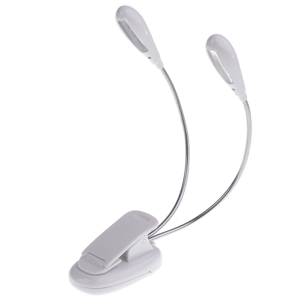 8 LED Music Stand Light Music Score Lamp Clip-on Reading Light