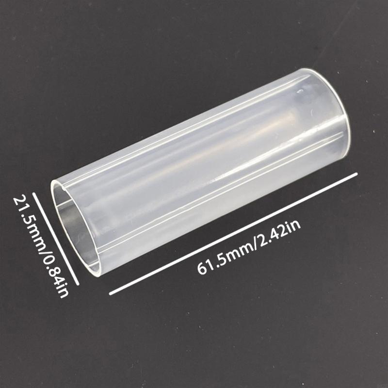 1PC/5PCS 18650 to 21700 Battery Adapter Sleeve for Flashlights, ABS Battery Converter Transparent and Insulating