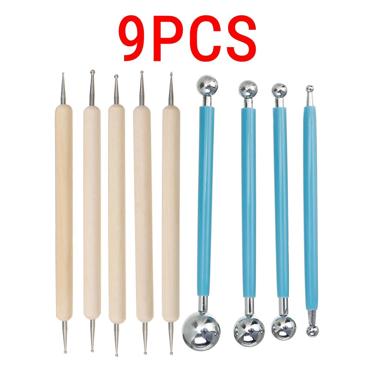 61PCS Ceramic Clay Tools Set Polymer Clay Tools Pottery Tools Set Wooden Pottery Sculpting Clay Cleaning Tool Set tool sculpture