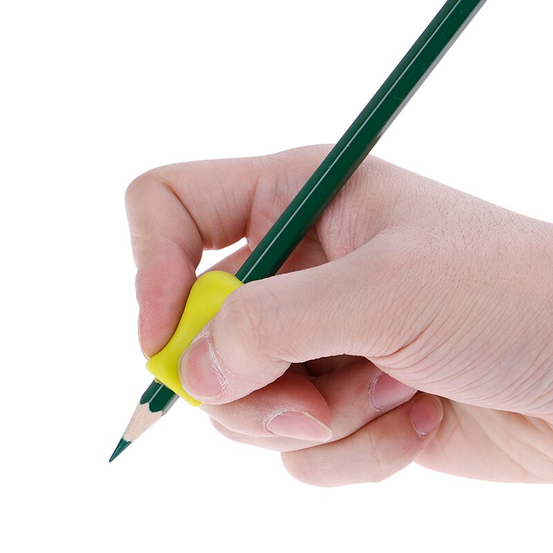 4Pcs/10Pcs Silicone Pen Grip Corrector Therapy Handwriting Aid Kids Children Student School Stationery Pen Control Right Writing
