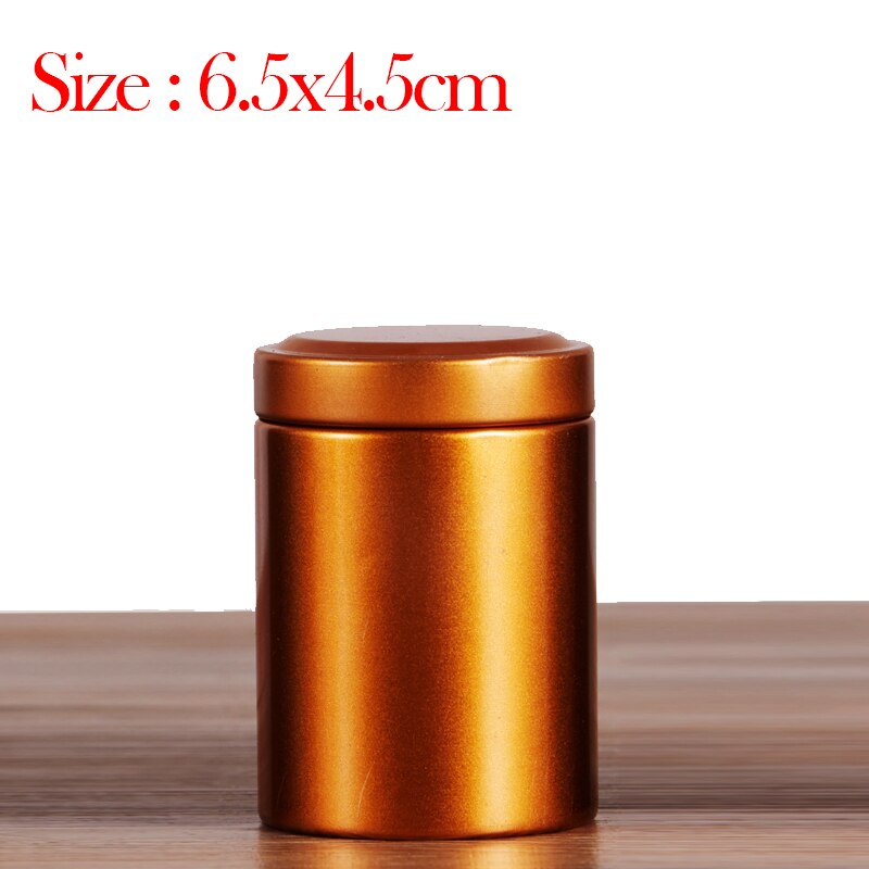 Mini Tea Tin Storage Metal Box Small Iron pot sealed pot for Coffee Tea Candy Storage Case Van Gogh Painting Container Cans