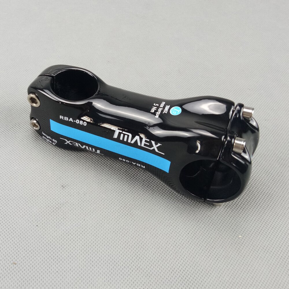 Mtb Carbon Stuurpen 31.8Mm Fiets Stuurpen Racefiets Onderdelen Full Carbon Stuurpen Voor Fietsonderdelen Blauw 6 Graden/17 Graden