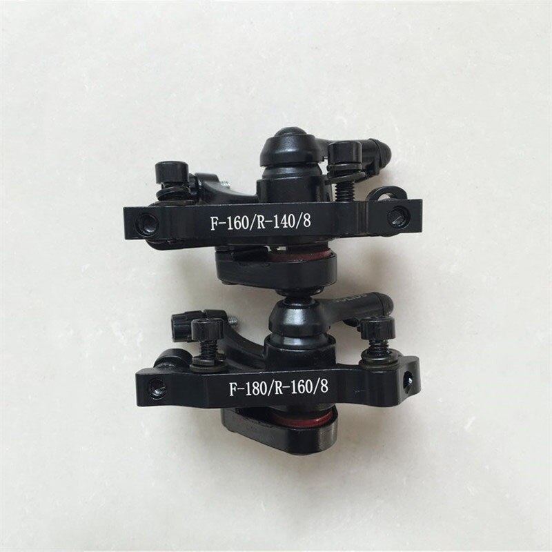 Bicycle Front Rear Disc Brake Aluminum Alloy Mountain Bike Rotor Disc Brake Set, Bike Brake Mechanical Caliper Bike Parts 160mm