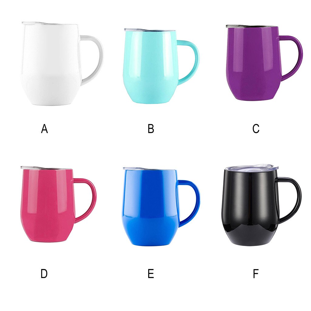 Travel Mug Coffee Tankard Handgrip Tazas Outdoor Stainless Steel Tea Cup Tumbler Vacuum Flask Thermos Bottle Bely Drinkware Cup