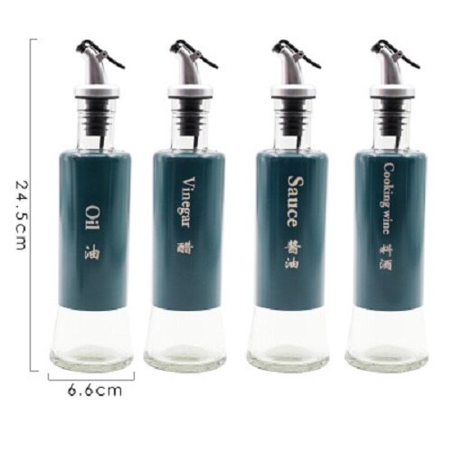 Olijfolie Spuit Azijn Flessen Kan Abs Lock Plug Seal Lekvrije Food Grade Plastic Nozzle Spuit Drank Dispenser: 4PCS