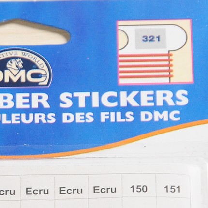 Kruissteek garen nummer stickers 640 stickers + saaie stickers, stickers met dmc nummer nummers