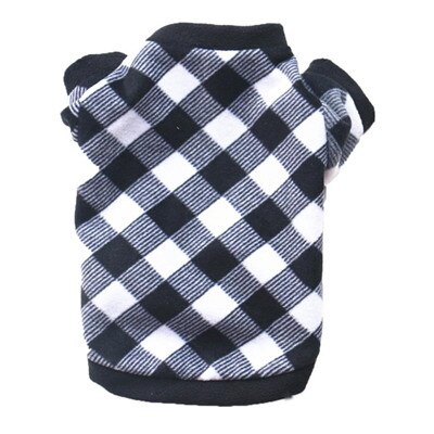 Petit chien vêtements gilets T-shirts chien chat villosités hiver vêtements chiot Doggy vêtements grille Costumes vêtements: L