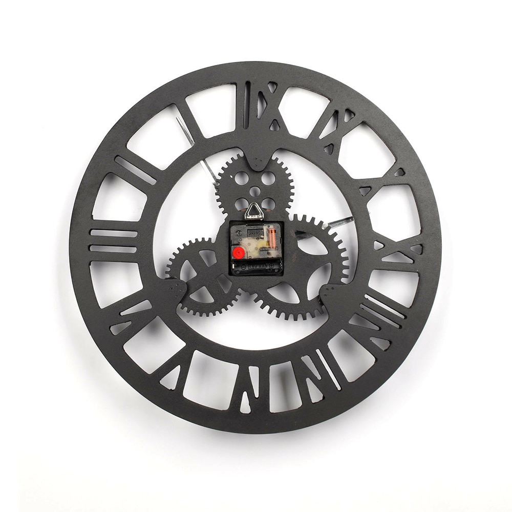 Industrial Gear Wall Clock Decorative Wall Clock Industrial Style Wall Clock Modern (Shipment Without Battery)