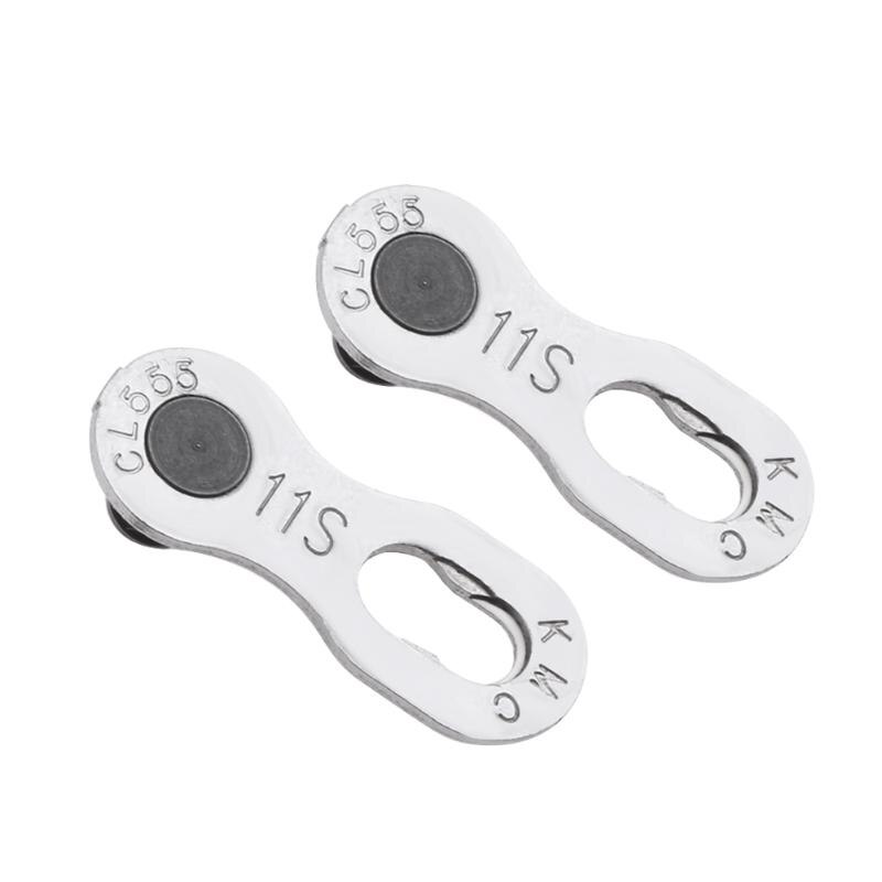 2pcs Chain Link 11 Speed Bike chain connector lock set MTB road bicycle Connector for Quick Master Link Joint Chain bike parts: 2