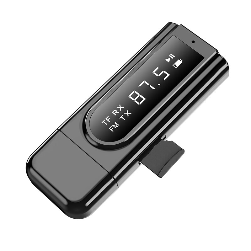 Bluetooth-empfänger-Absender,  bt5.0 fm Modulator-kartenleser, 3.5mm aux-Adapter für kopfhörer, lautsprecher und freisprecheinrichtung