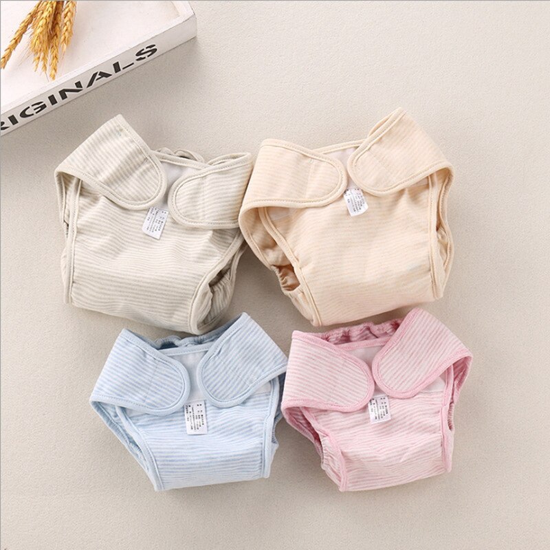 1pc Reusable Washable Cute Nappy Infants Cloth Diaper Pocket Baby Adjustable Nappies Cotton Training Pants Price3-15kg