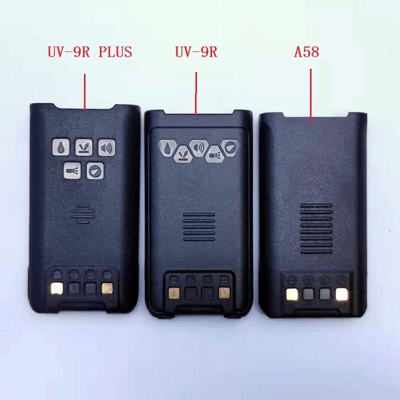 1/2 Pcs 4800Mah Walkie Talkie Batterij Voor Baofeng Uv 9r Plus UV-9r UV-XR A58 Oplaadbare Li-Ion Batterij Accessoires