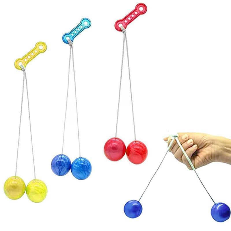 Noise Maker Clackers Ball Lato Lato Swing Balls On A String ADHD Fidget Toys For Anxiety And Stress Relief Adults Kids