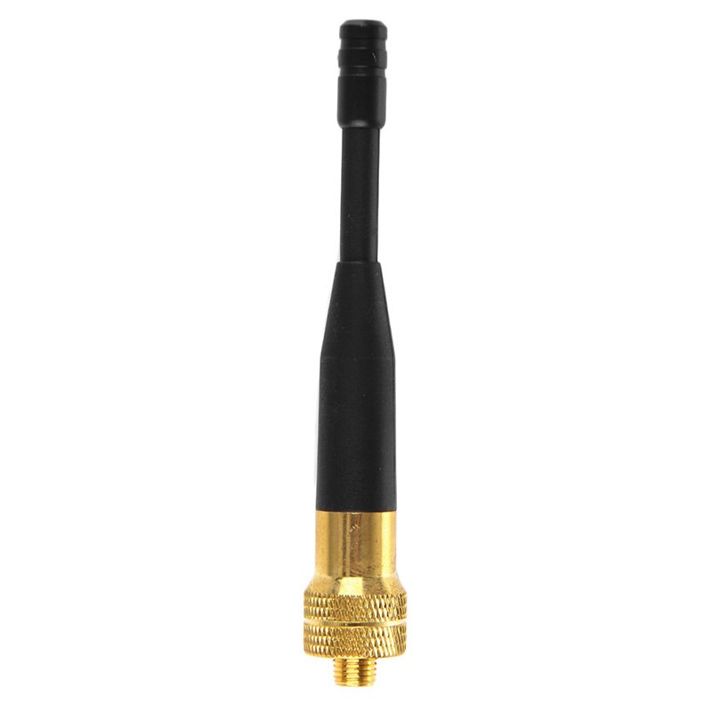 SMA-F Female UHF Single Band Antenna for Puxing Wouxun Linton UV-5R: Golden