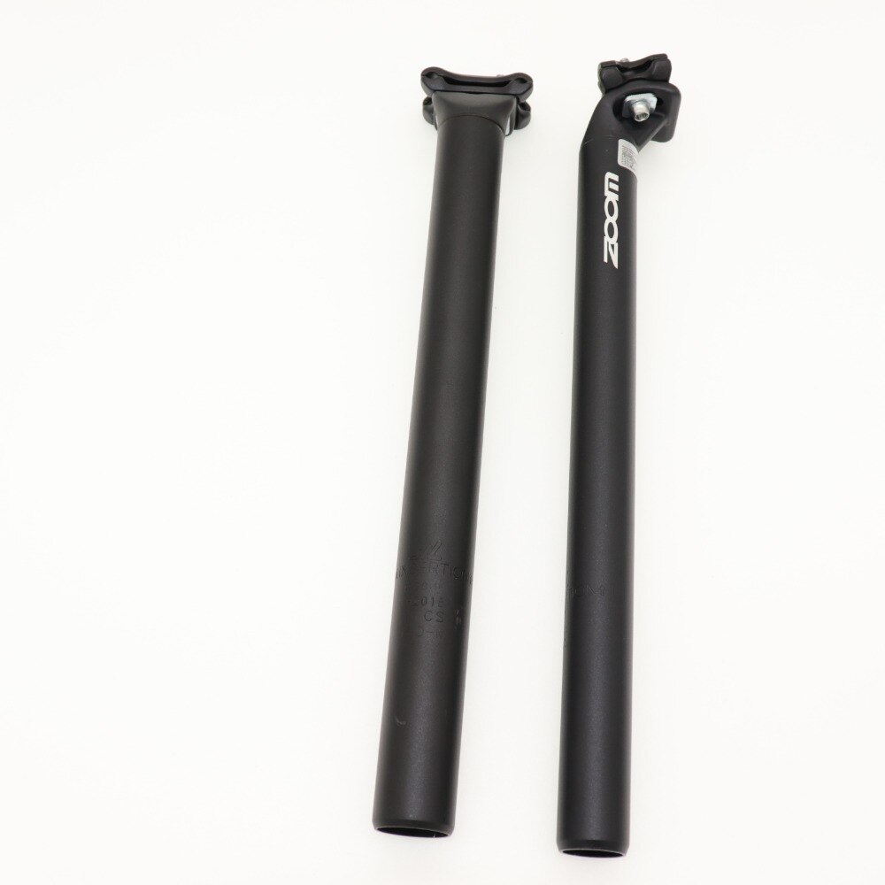 Zoom MTB luz peso sillín 280g 12MM OffSet 2-pernos de poste de asiento de bicicleta negro mate/27,2/30,9/31,6mm 350mm