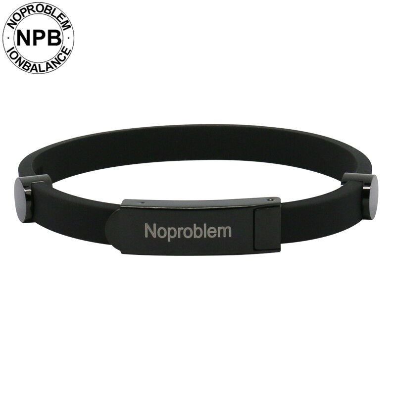 【fda-zulassung】problemloses Armbinde aus 3000 Titan-Germanium-ionen für einen ausgeglichenen energiehaushalt Ich bin menschlichen körper: P023b- schwarz
