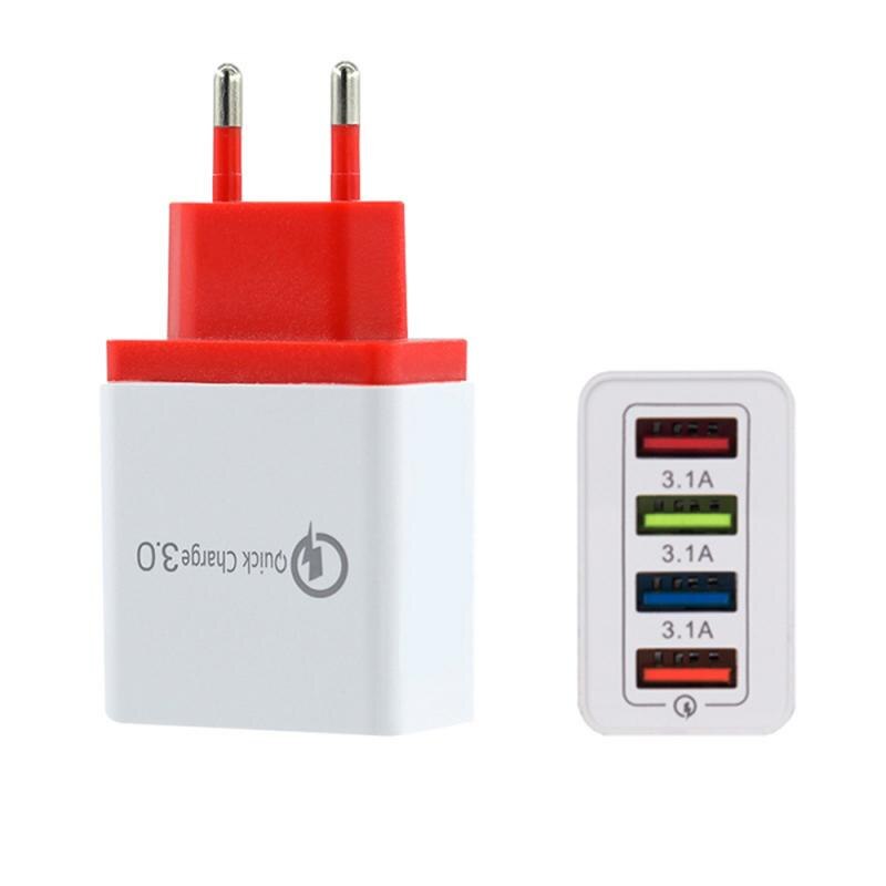 5V 3A EU Stecker Adapter USB Wand Ladegerät Für Samsung Iphone Xiaomi Handy Ladegerät Für Ipad Universal Travel AC Power Ladegerät: 04